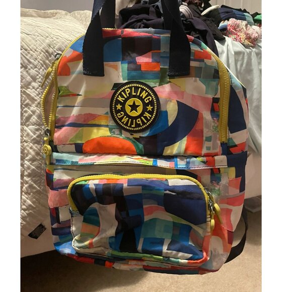 Kipling mini backpack colorful